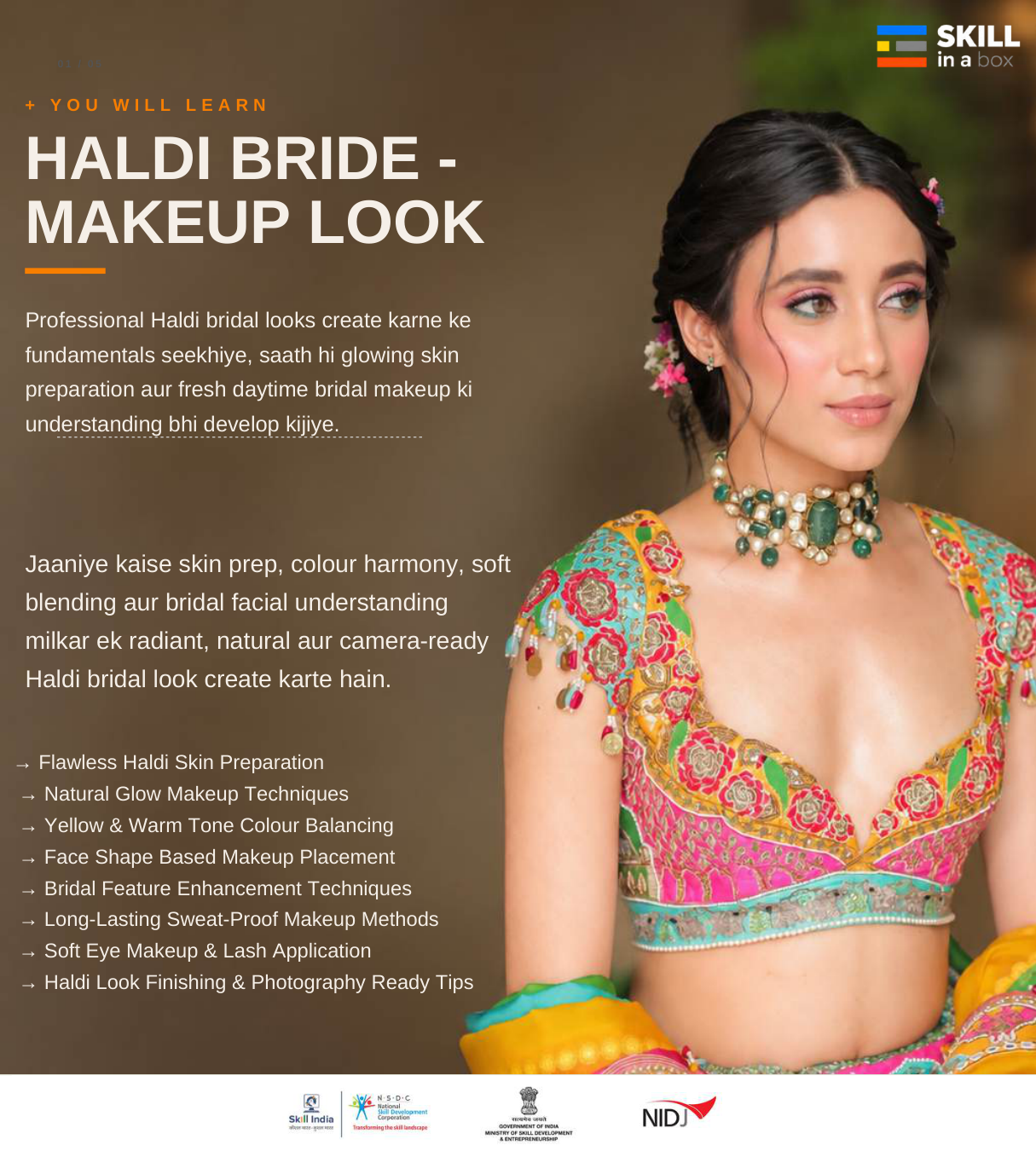 Bridal Glow and Makeup Mastery brochure — page 2